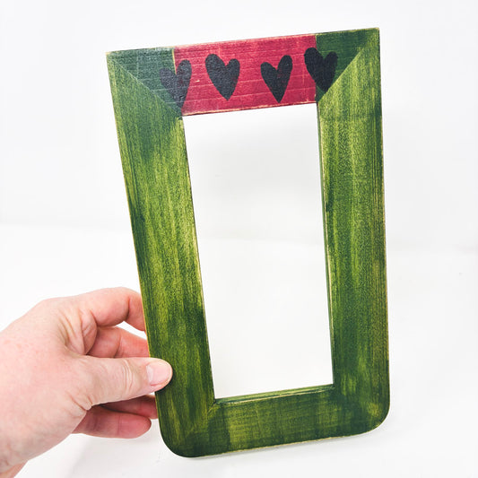 Green Country Melon Wood Frame