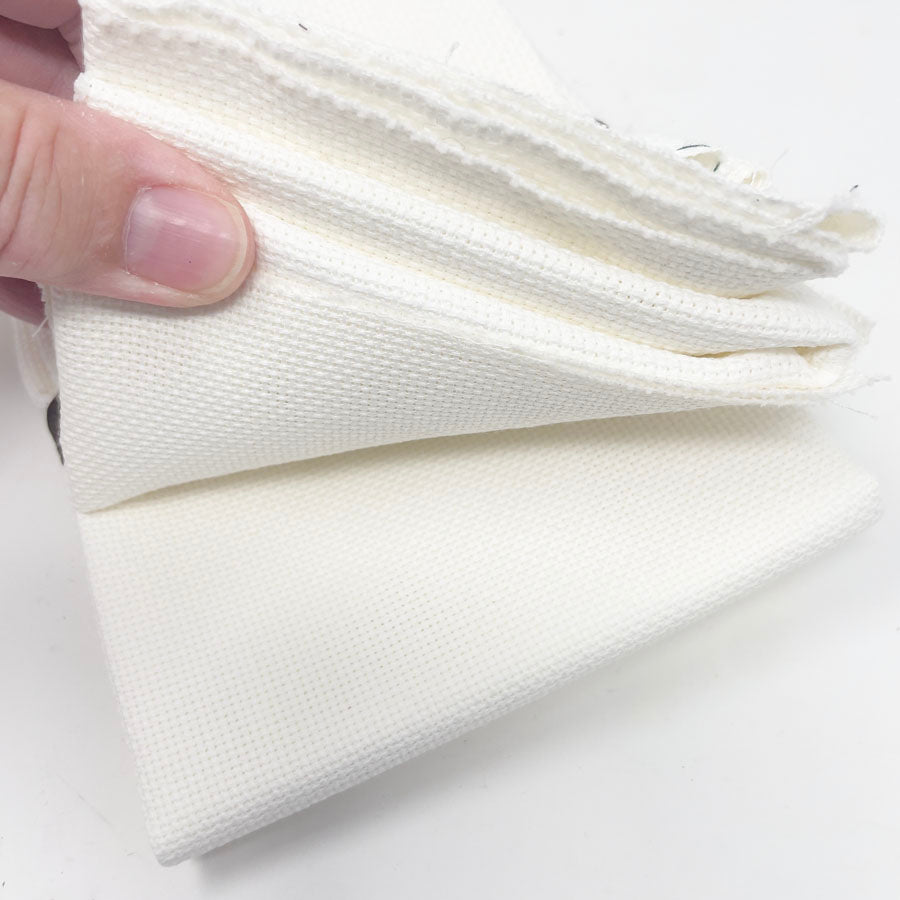 White Mixed Counts - Aida Fabric Bundle