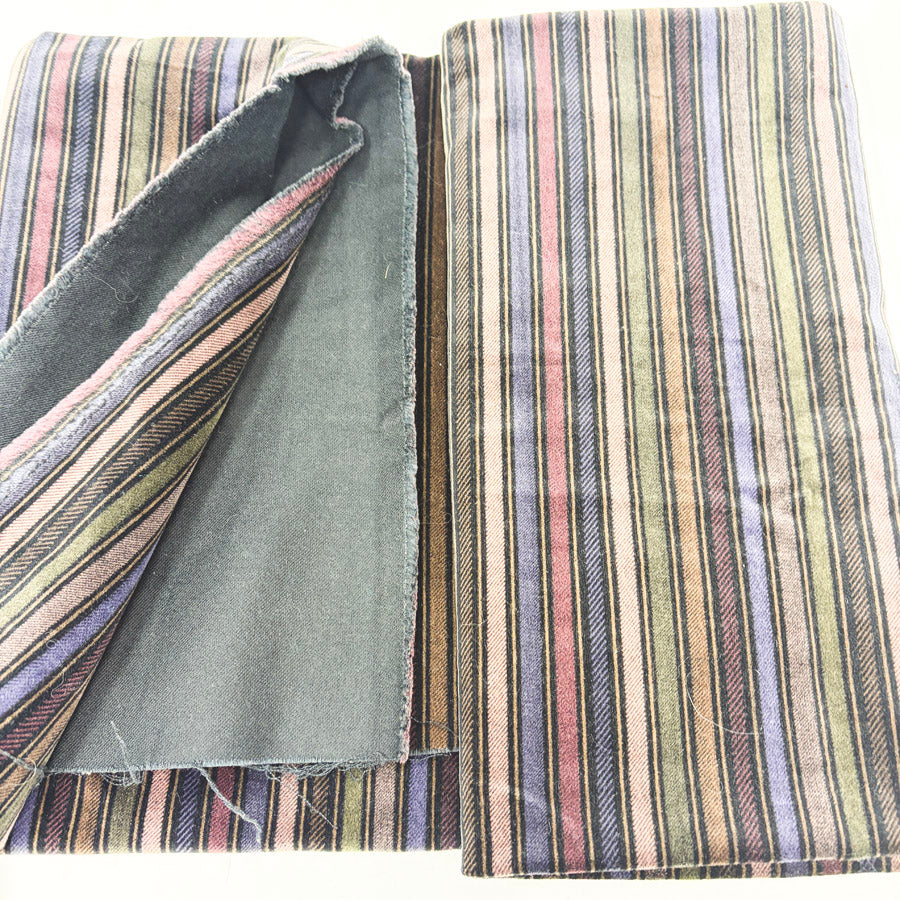 1 Yd x 44" Striped Velvet Fabric