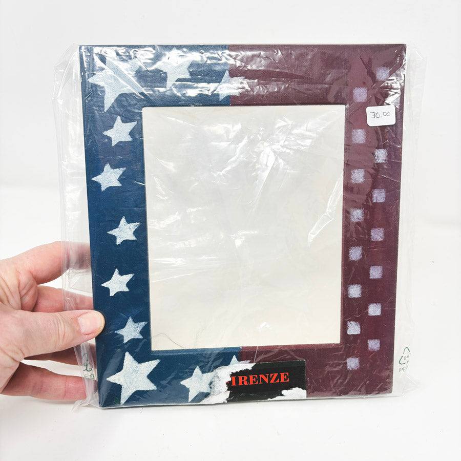 Stars & Stripes Painted Wood Frame