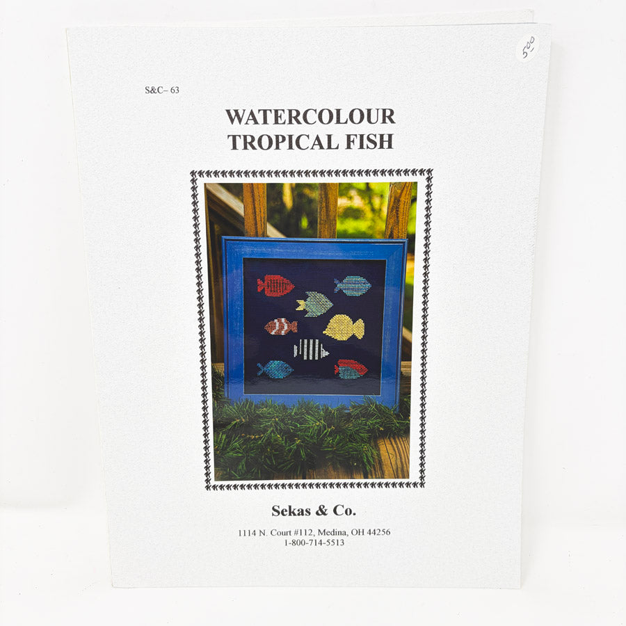 Assorted Watercolor Cross Stitch Patterns – Sekas & Co.