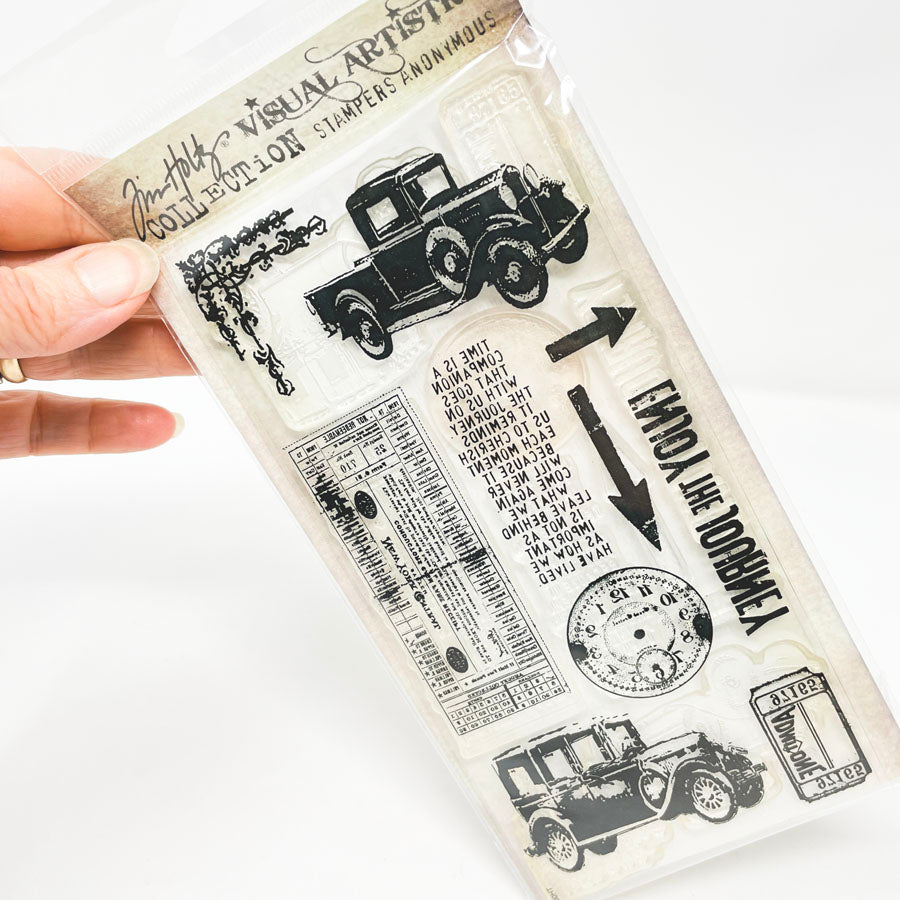 Tim Holtz- The Journey Stamp Set