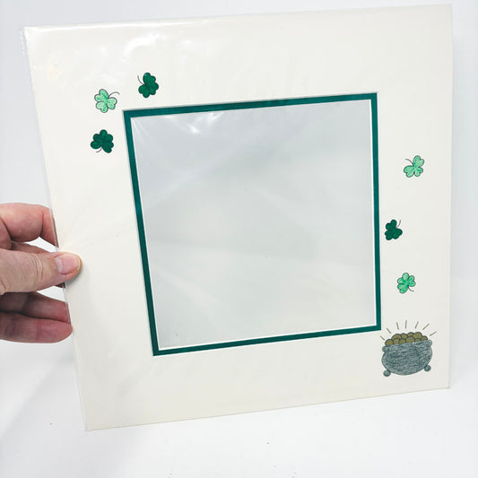 Shamrock Mat for Finished Needlework - 5"