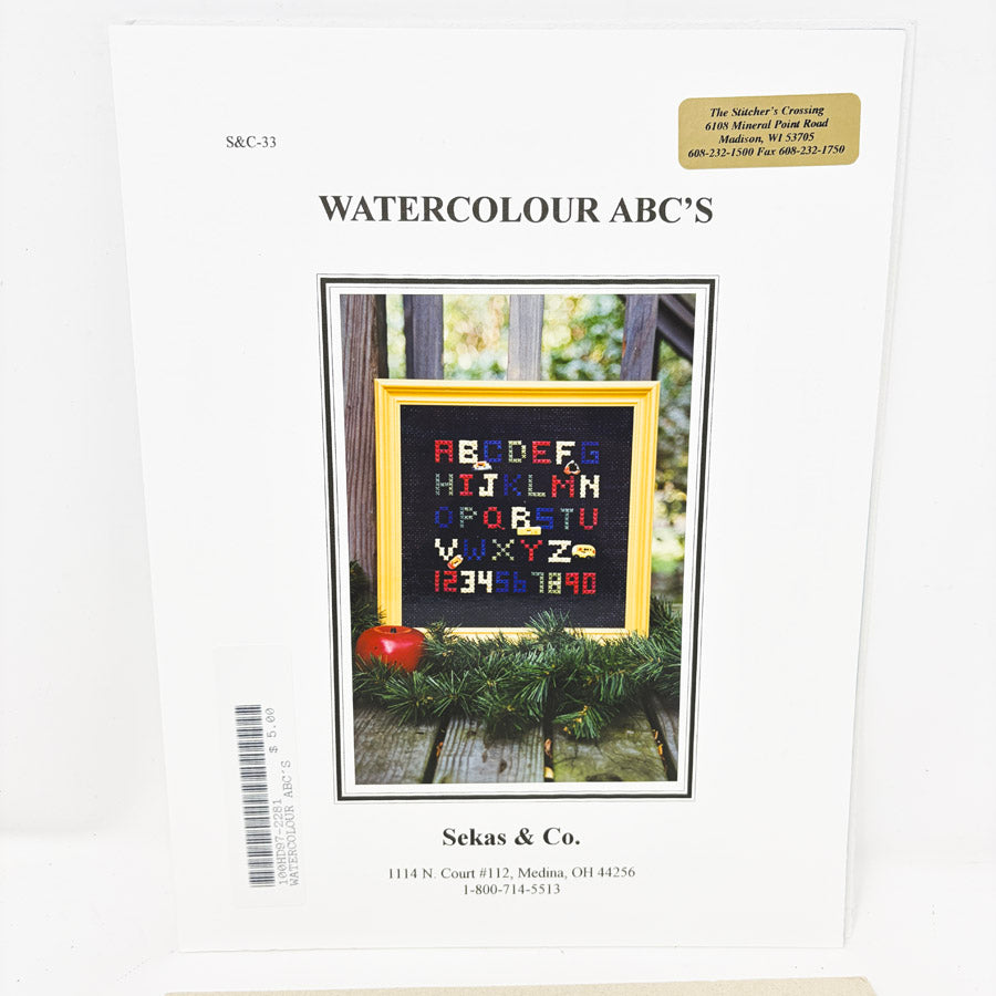 Assorted Watercolor Cross Stitch Patterns – Sekas & Co.