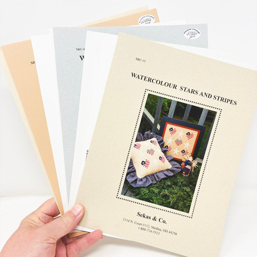 Summer Watercolor Cross Stitch Patterns – Sekas & Co.