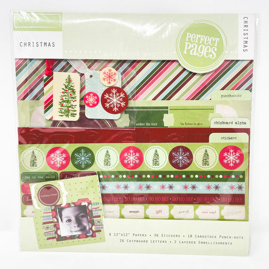 Colorbox Perfect Pages Scrapbook Page Kit - Christmas