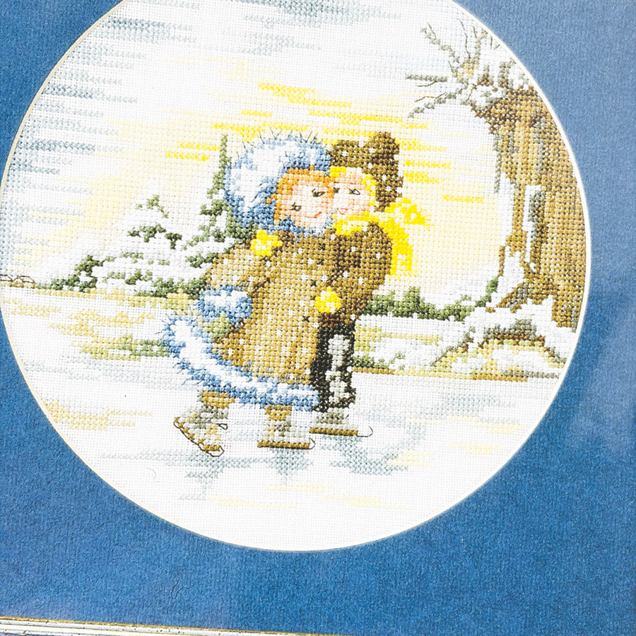 Winter Life Cross Stitch Leaflets by Permin of Copenhagen