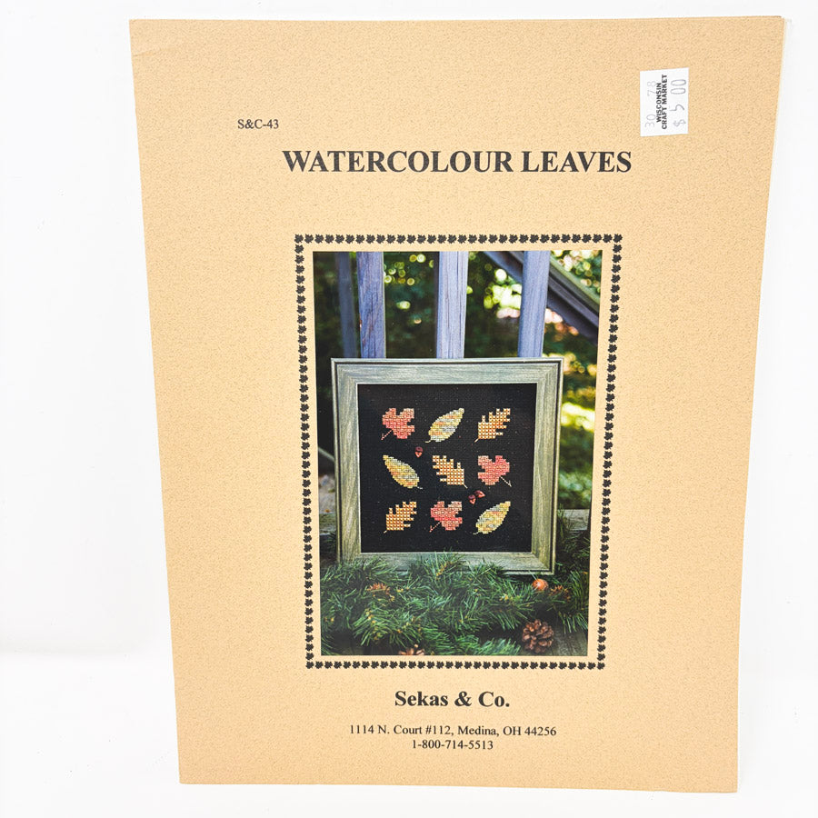 Fall Watercolor Cross Stitch Patterns – Sekas & Co.