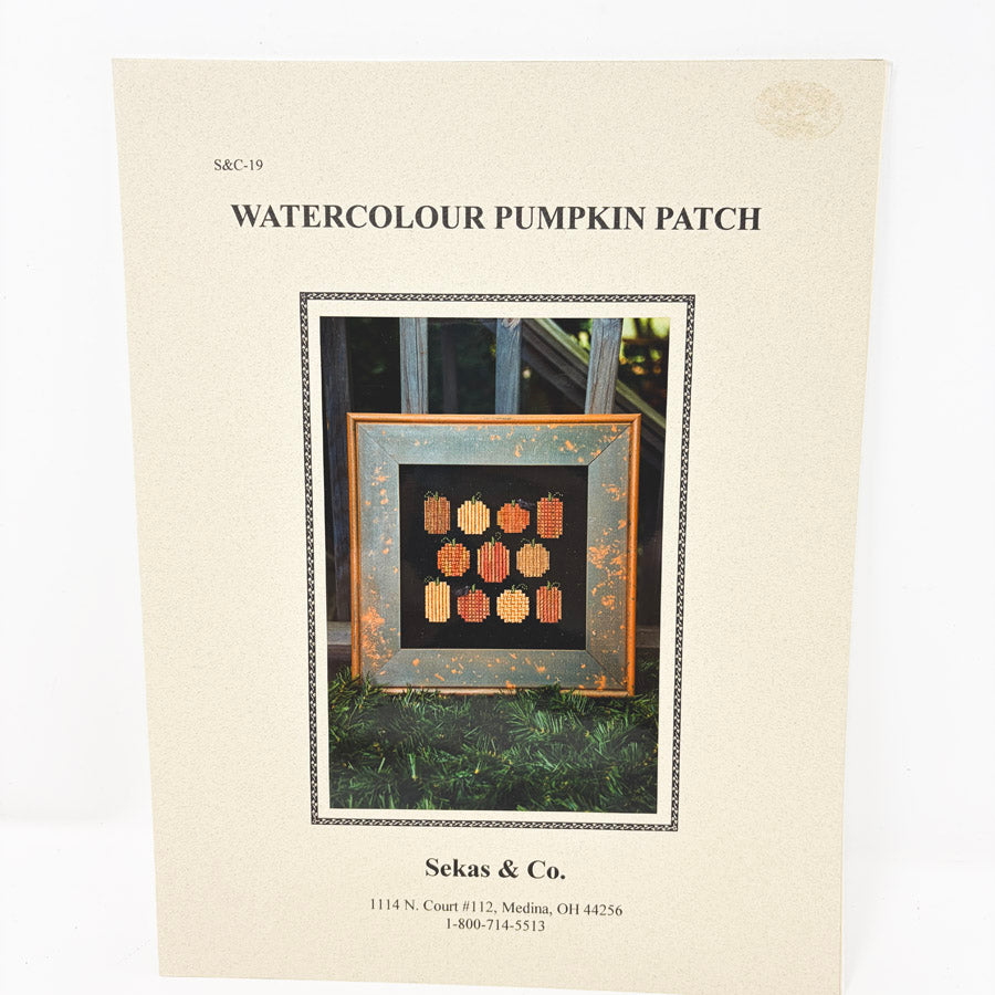 Fall Watercolor Cross Stitch Patterns – Sekas & Co.