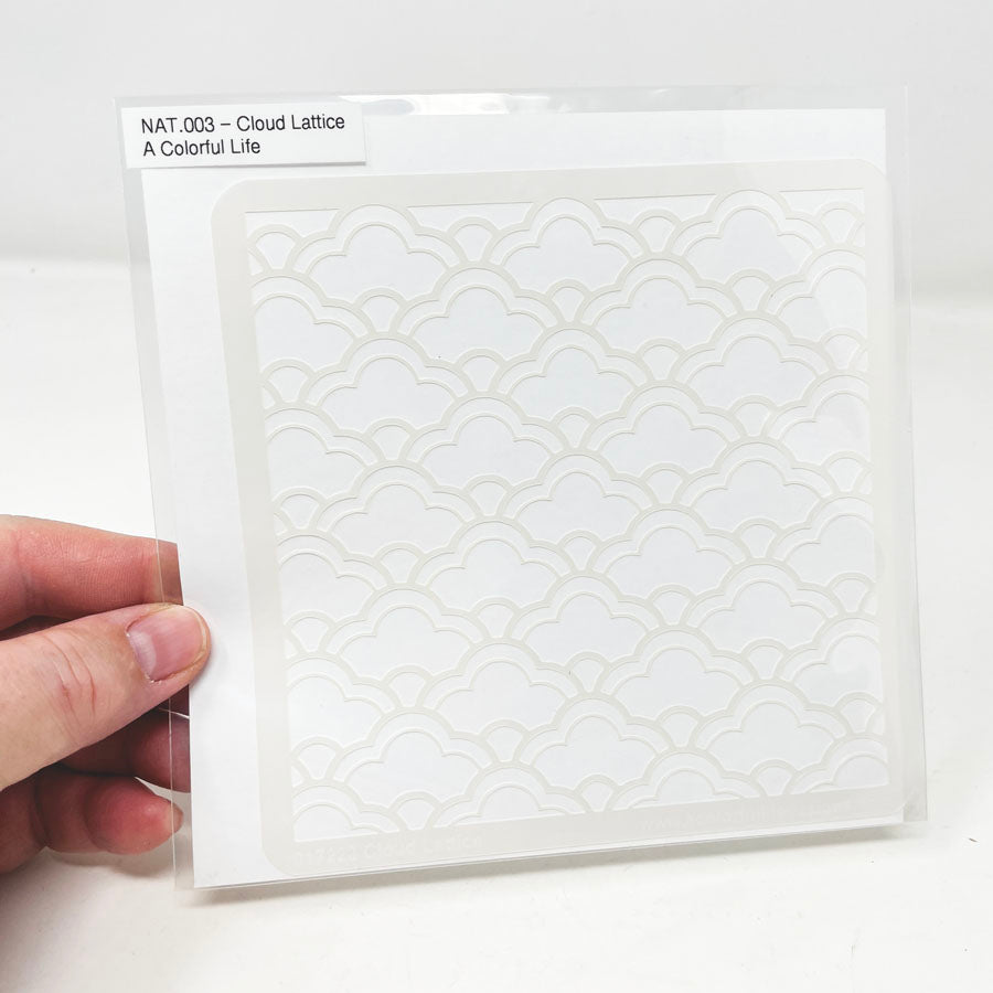 Cloud Lattice – A Colorful Life Stencil