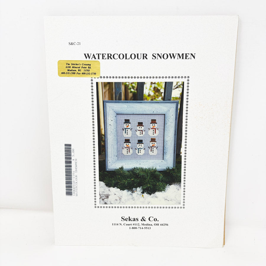 Winter Watercolor Cross Stitch Patterns – Sekas & Co.