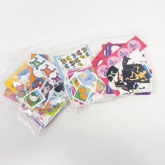5" x 5" Assorted Bags of Kids Stickers/Cut