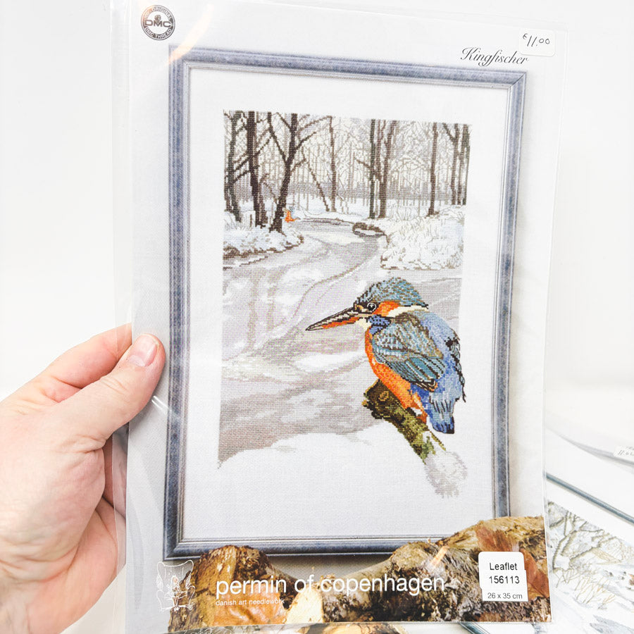 Winter Life Birds Cross Stitch Leaflets by Permin of Copenhagen