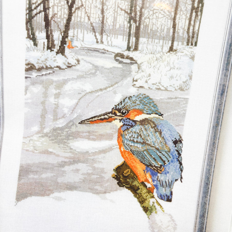 Winter Life Birds Cross Stitch Leaflets by Permin of Copenhagen