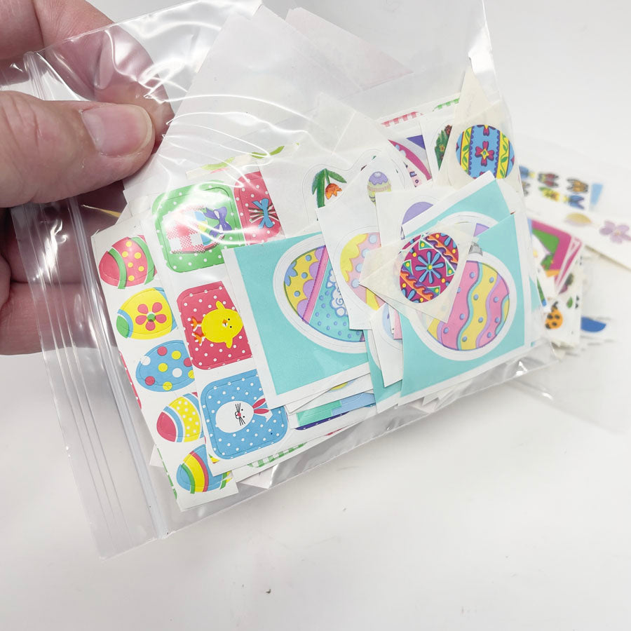 5" x 5" Assorted Bags of Kids Stickers/Cut