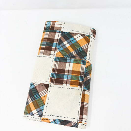 2 Yds x 44" Plaid Checkered Cotton Fabric