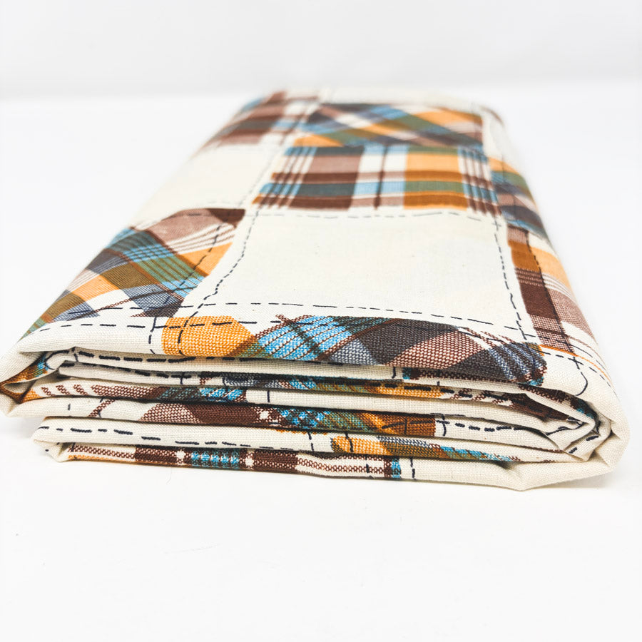 2 Yds x 44" Plaid Checkered Cotton Fabric