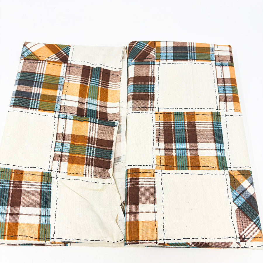 2 Yds x 44" Plaid Checkered Cotton Fabric