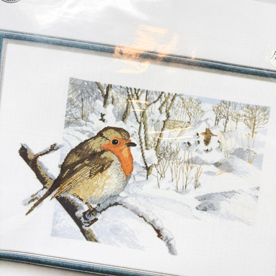 Winter Life Birds Cross Stitch Leaflets by Permin of Copenhagen
