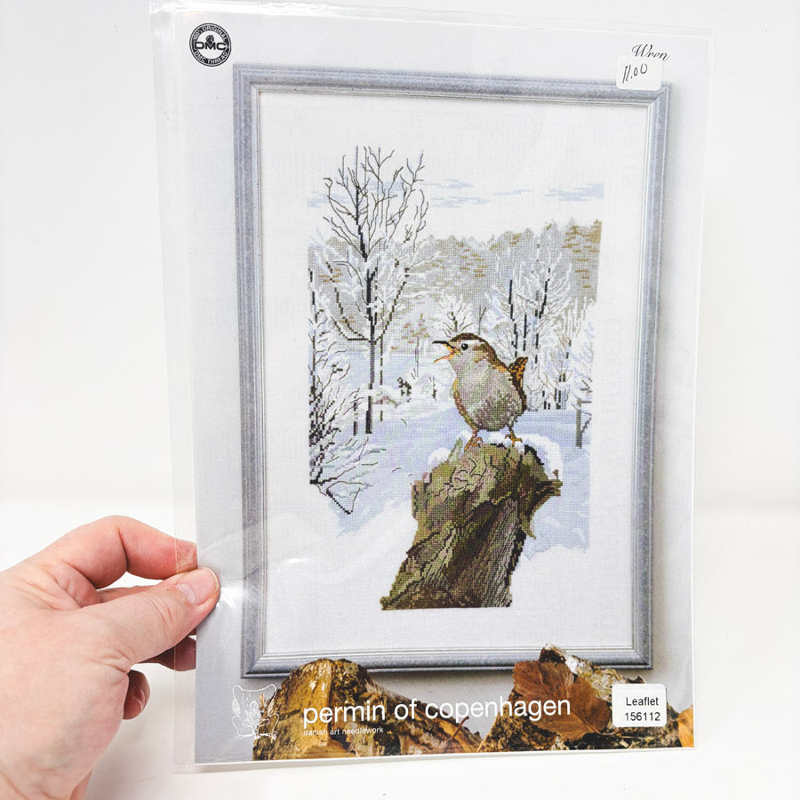 Winter Life Birds Cross Stitch Leaflets by Permin of Copenhagen