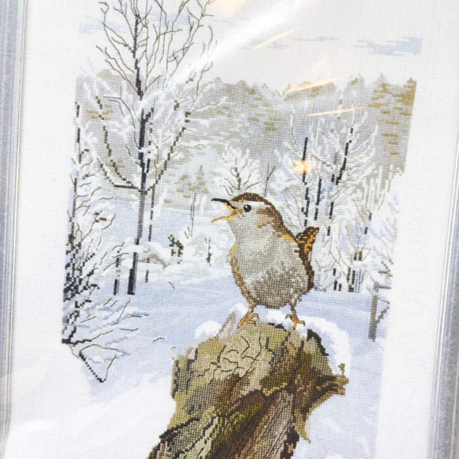 Winter Life Birds Cross Stitch Leaflets by Permin of Copenhagen