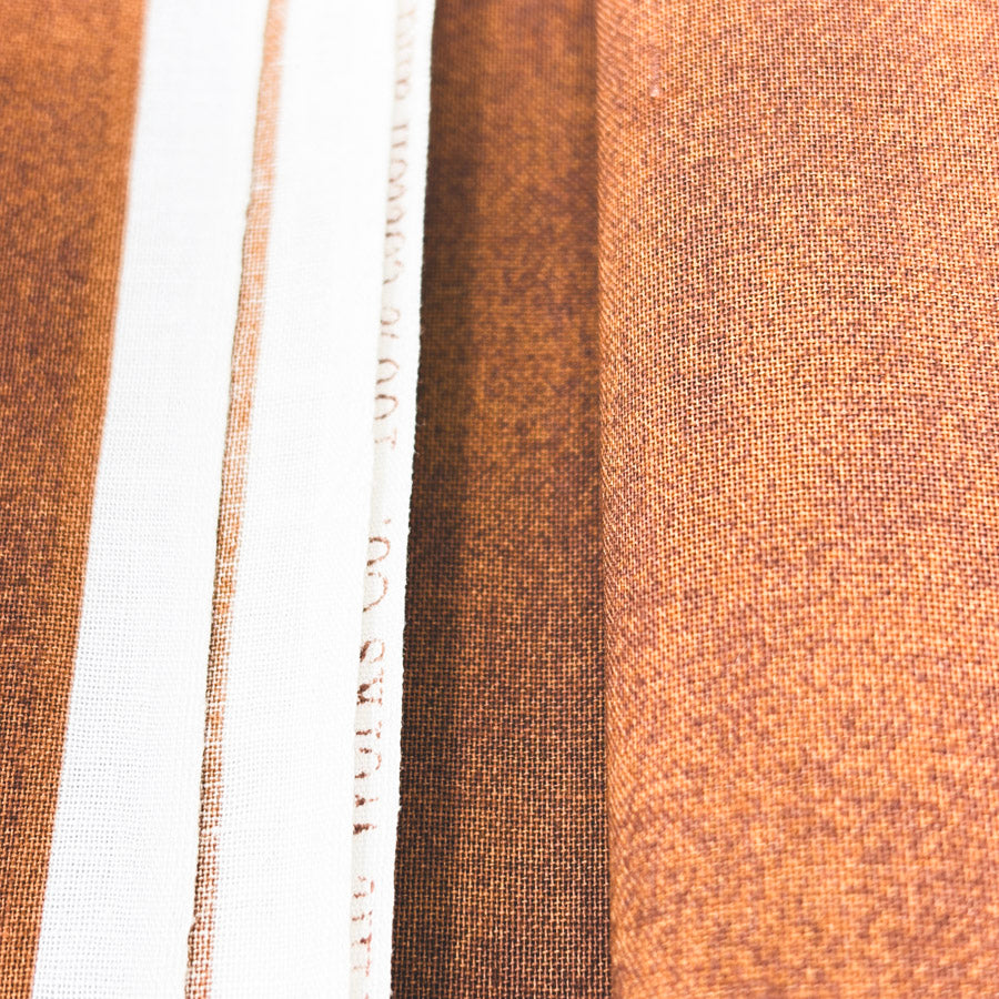 2 Yds x 44" Speckled Brown Cotton Fabric