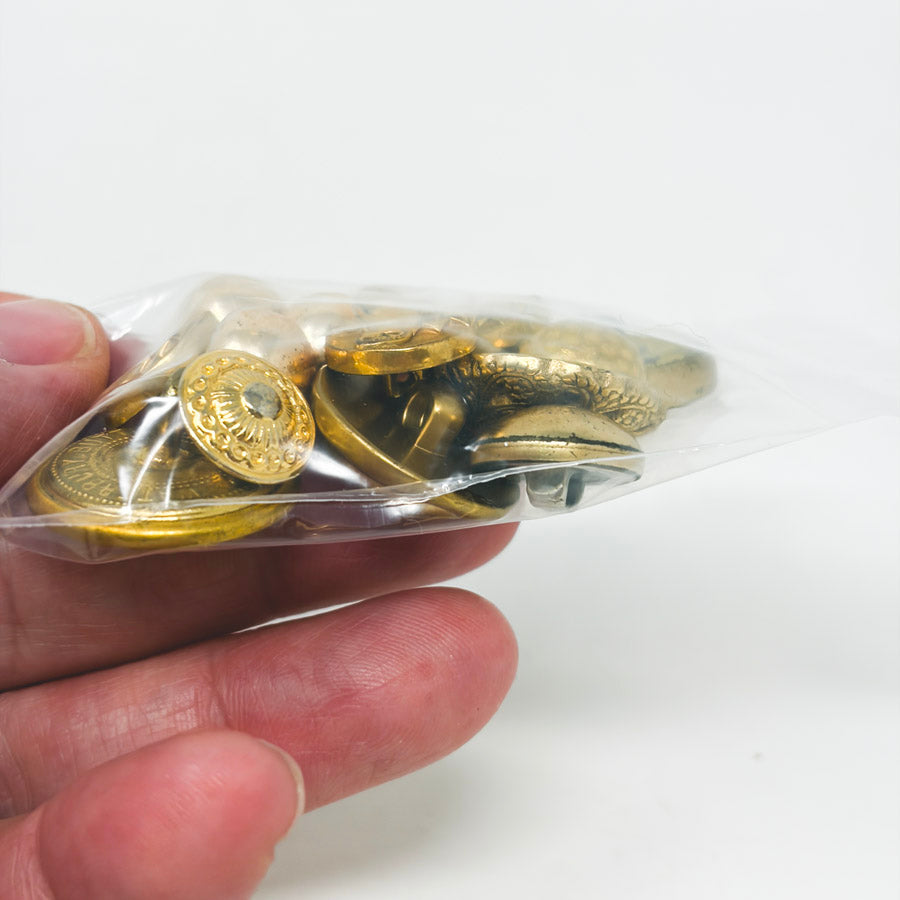 Assorted Gold Shank Buttons