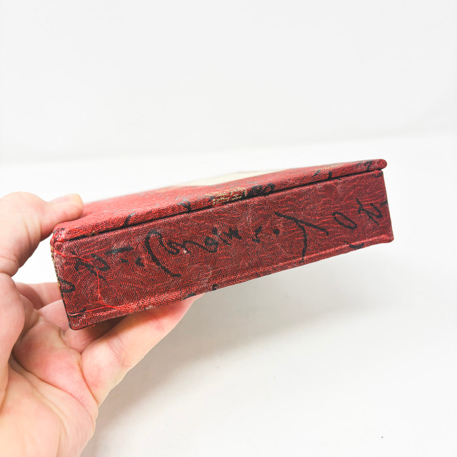 Chinese Carved Landscape Inkstone with Box
