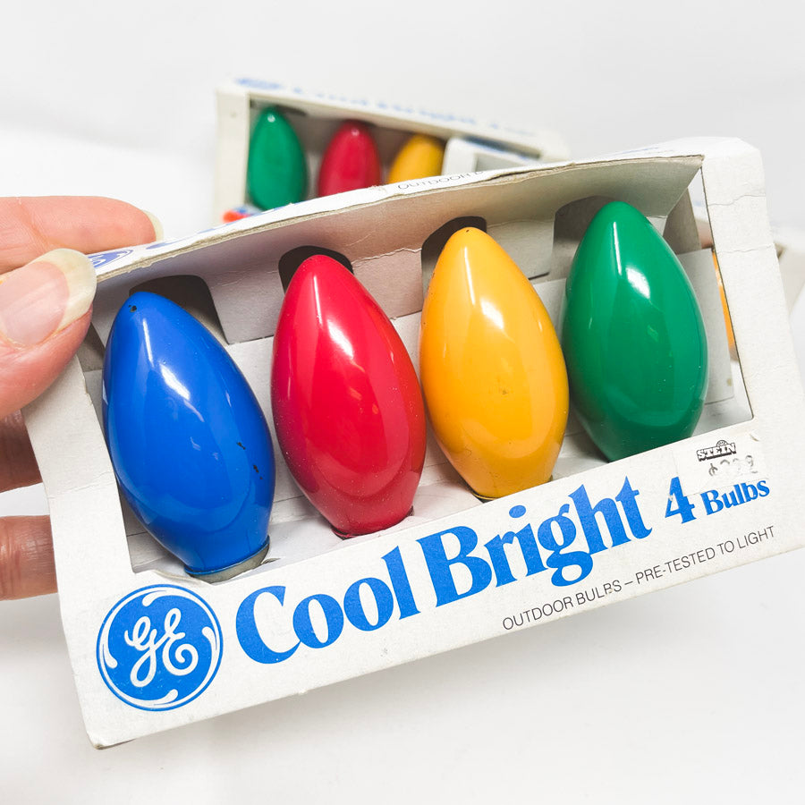 Vintage GE Cool Bright Christmas Bulbs (1)