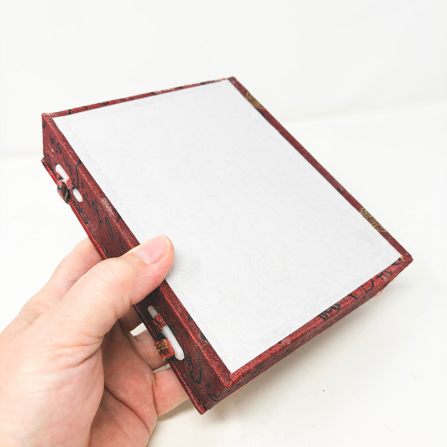 Chinese Carved Landscape Inkstone with Box