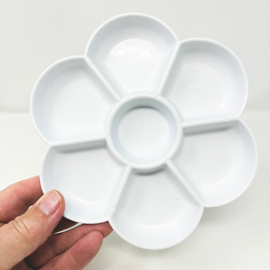 Plastic Flower Palette 7 Well
