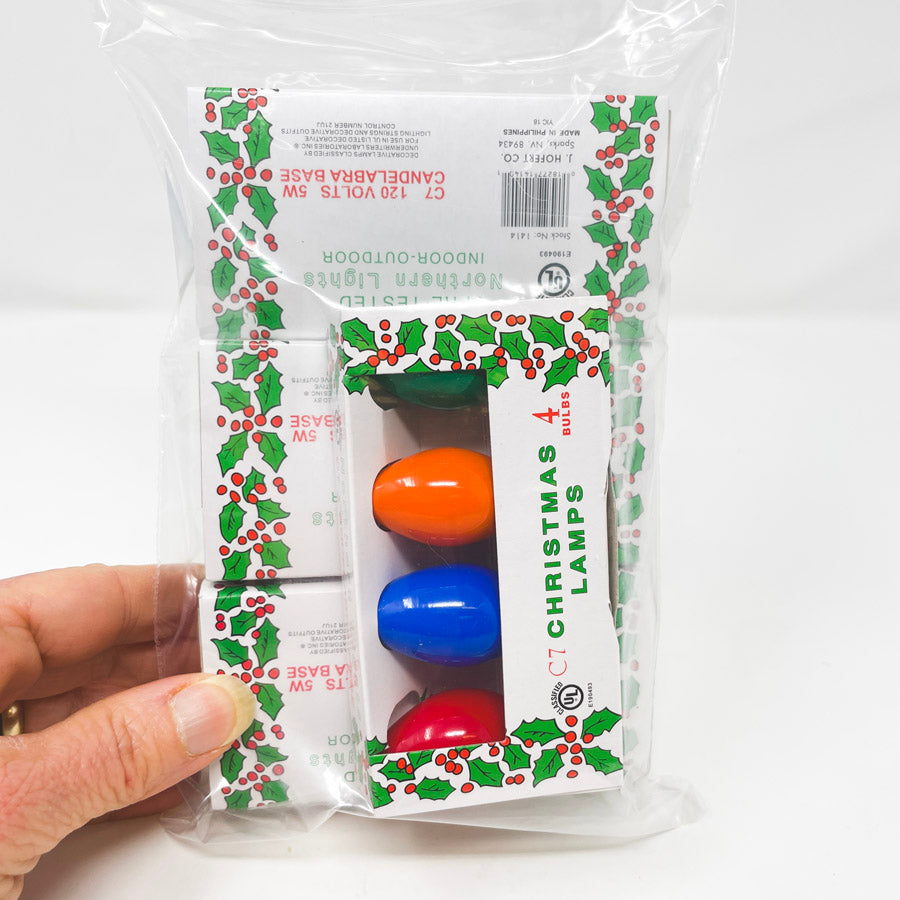 Bundle of C7 Christmas Bulb Replacements (16)