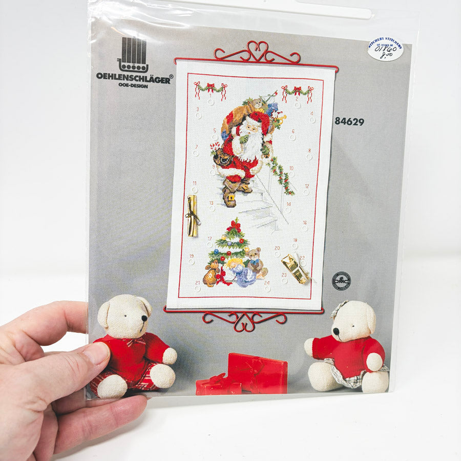 Santa Advent Calendar Cross Stitch Pattern Leaflet by OOE-Design