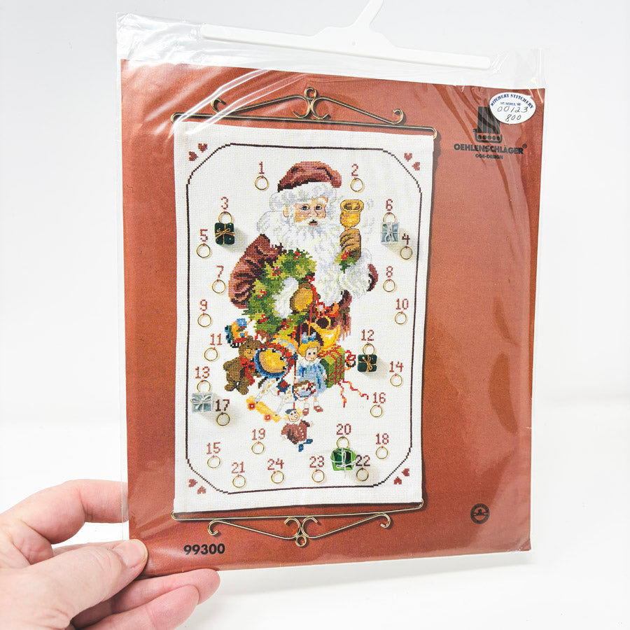 Santa Advent Calendar Cross Stitch Pattern Leaflet by OOE-Design (No. 99300)