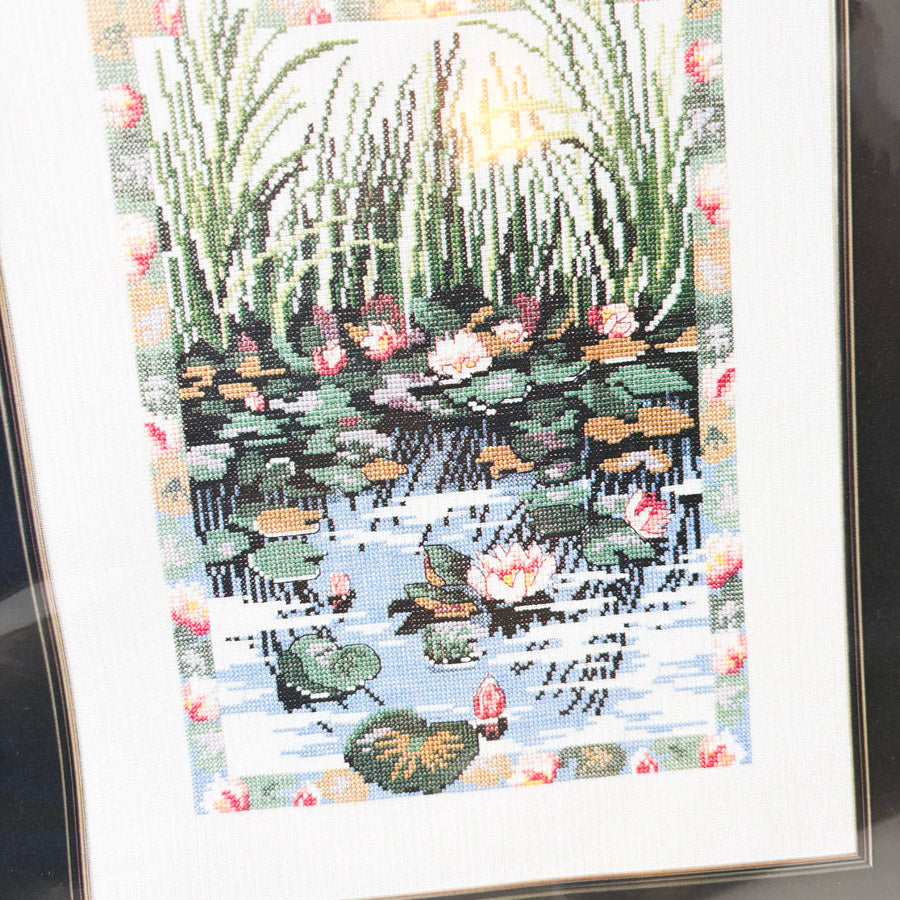 Water Lily Pond Cross Stitch Leaflets by OOE-Design (Patterns 57112–57113)