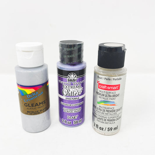 Metallic and Glitter Acrylic Paint (1)