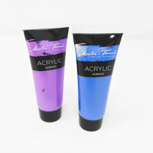 Pair of Master's Touch Acrylic Paint Tubes