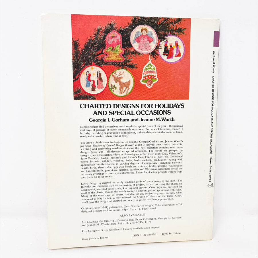 "Charted Designs for Holidays and Special Occasions" Booklet by Dover