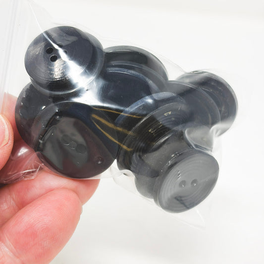 Small Black Button Bundle B