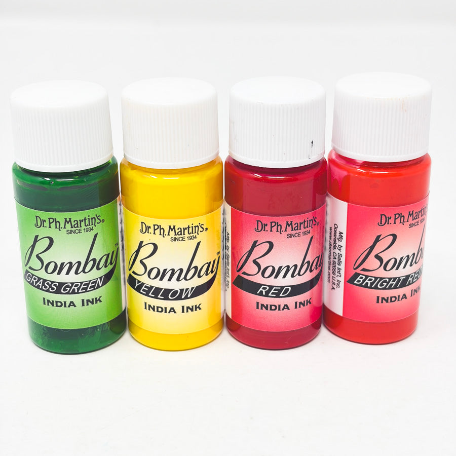 Dr. Ph. Martin's Bombay India Ink .5 oz - Set of 4