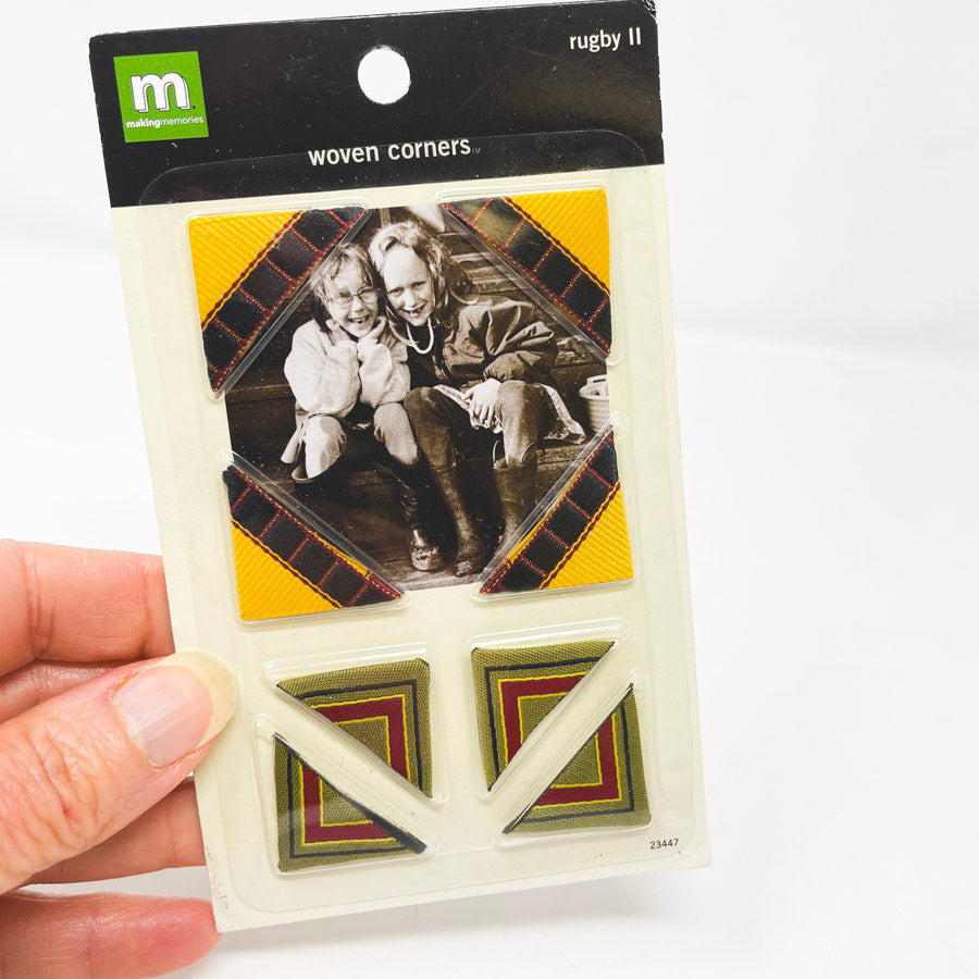 Making Memories- Woven Corners- Rugby II