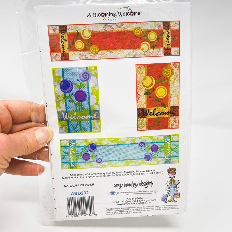 A Blooming Welcome Quilt Pattern by Amy Bradley Designs