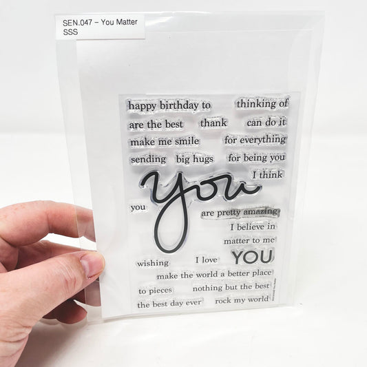 You Matter – Simon Says Stamp - Stamp and Die Set