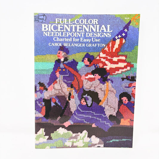 "Full-Color Bicentennial Needlepoint Designs" Booklet by Dover