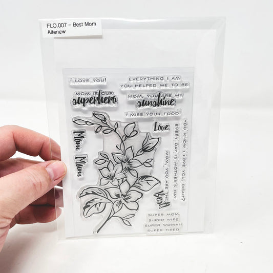 Best Mom - Altenew Stamp and Die Set