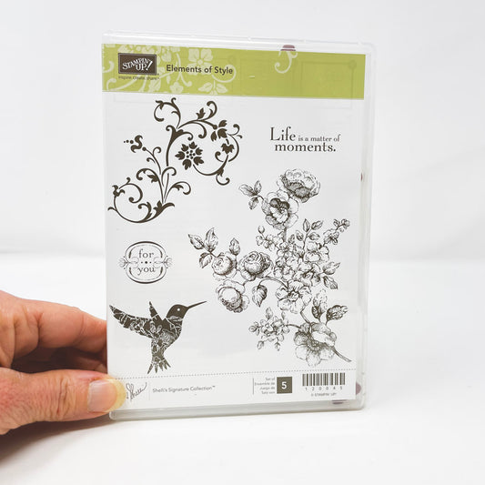 Stampin Up- Elements of Style- Set of 5 Stamps