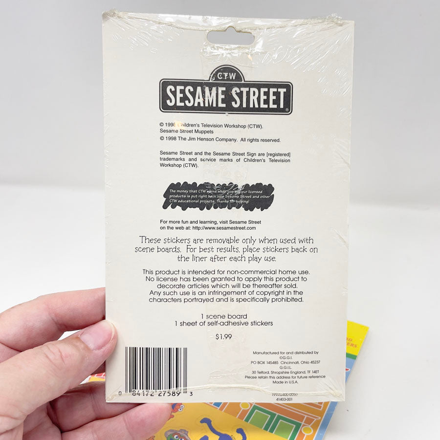 Vintage Sesame Street Activity Sticker Pack (1)