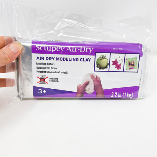 Sculpey Air-Dry Modeling Clay - Opened and Sculpable
