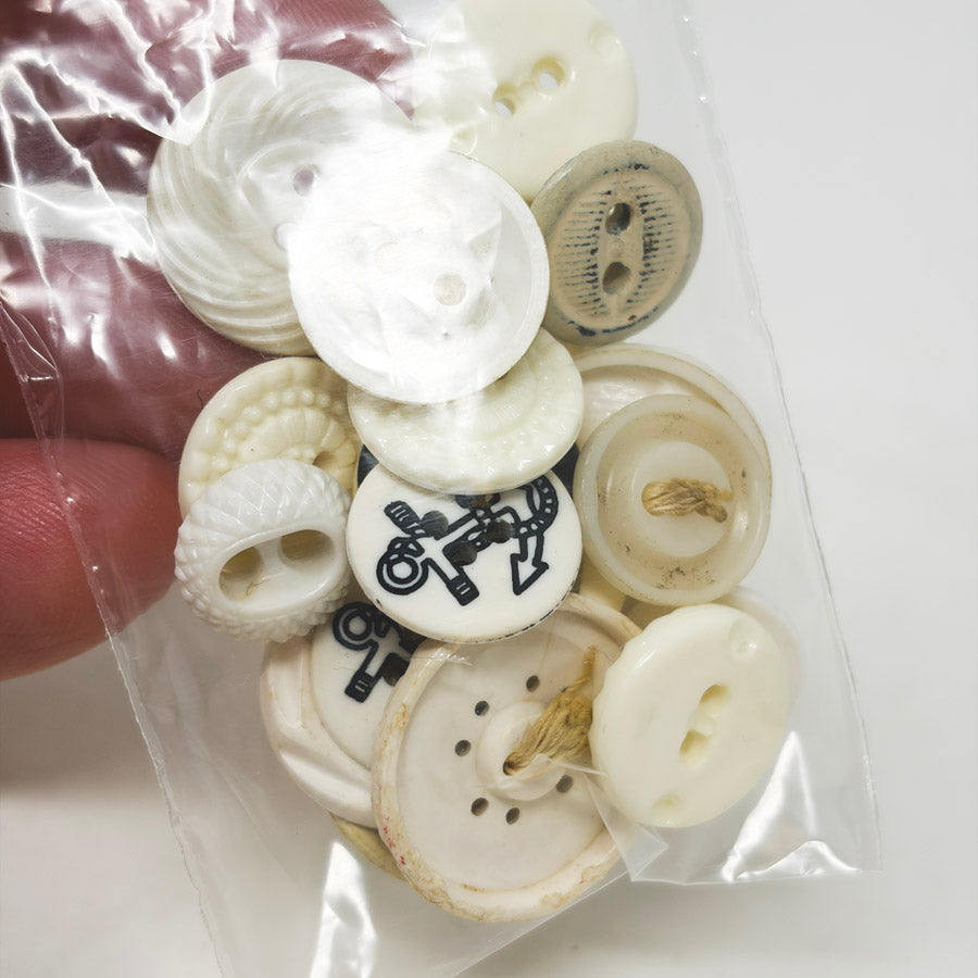 Nautical White Button Bundle
