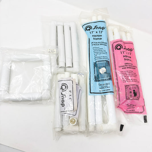 Plastic Needlework Q Snap Frames - Pick a Size